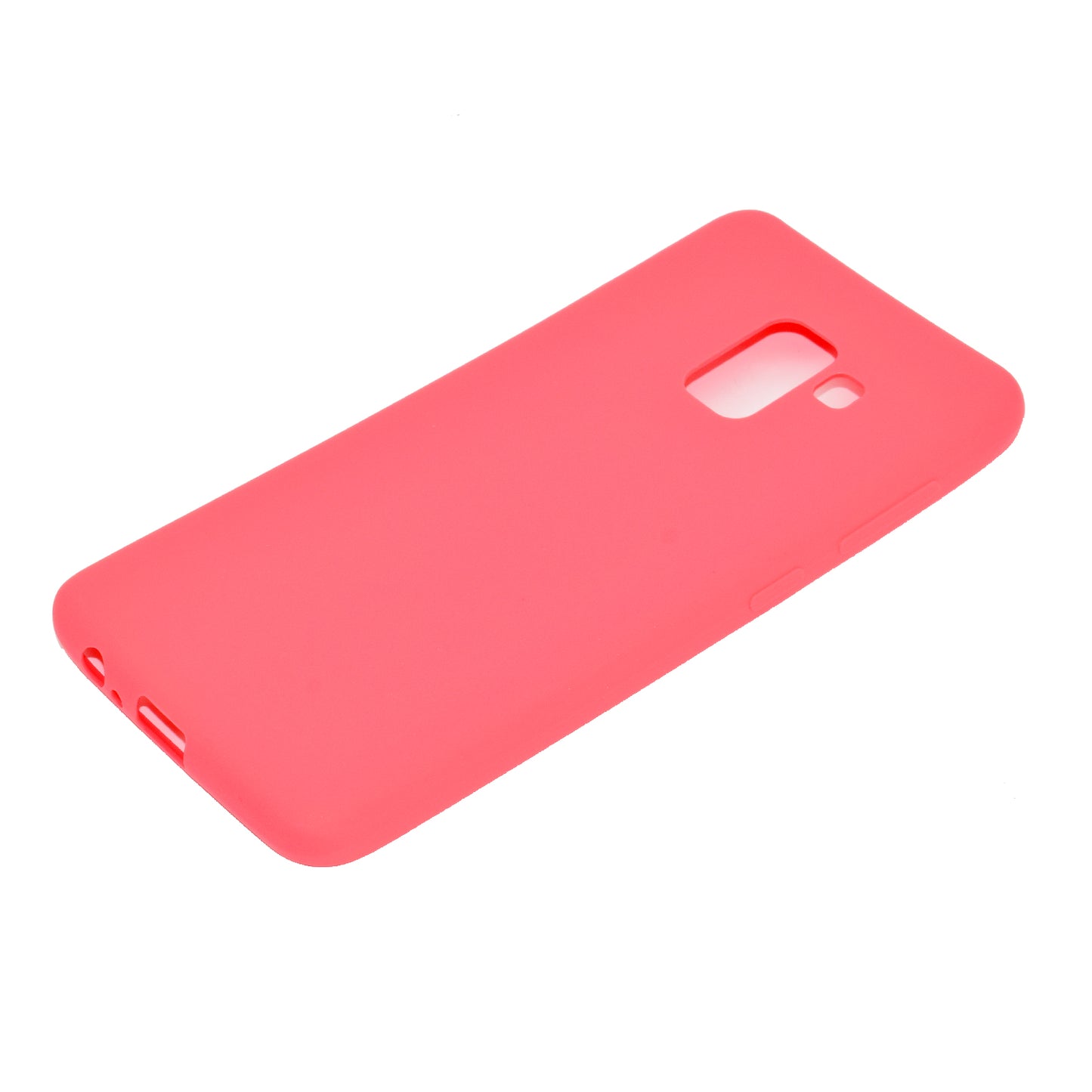Solid Color Matte Soft TPU Phone Case for Samsung Galaxy A8 (2018)