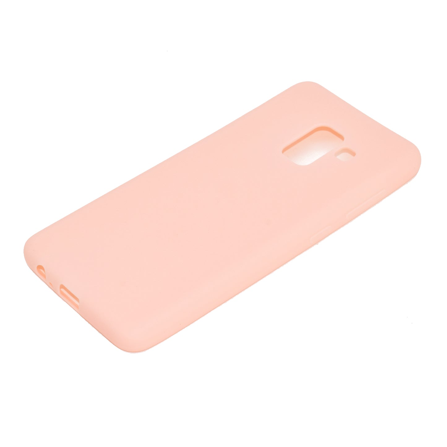 Solid Color Matte Soft TPU Phone Case for Samsung Galaxy A8 (2018)