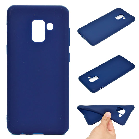 Solid Color Matte Soft TPU Phone Case for Samsung Galaxy A8 (2018)
