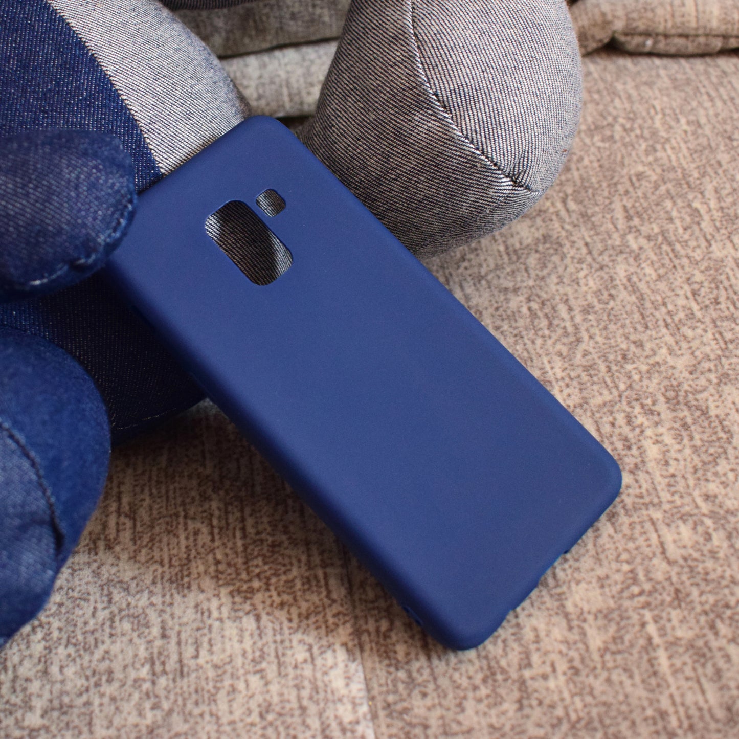 Solid Color Matte Soft TPU Phone Case for Samsung Galaxy A8 (2018)