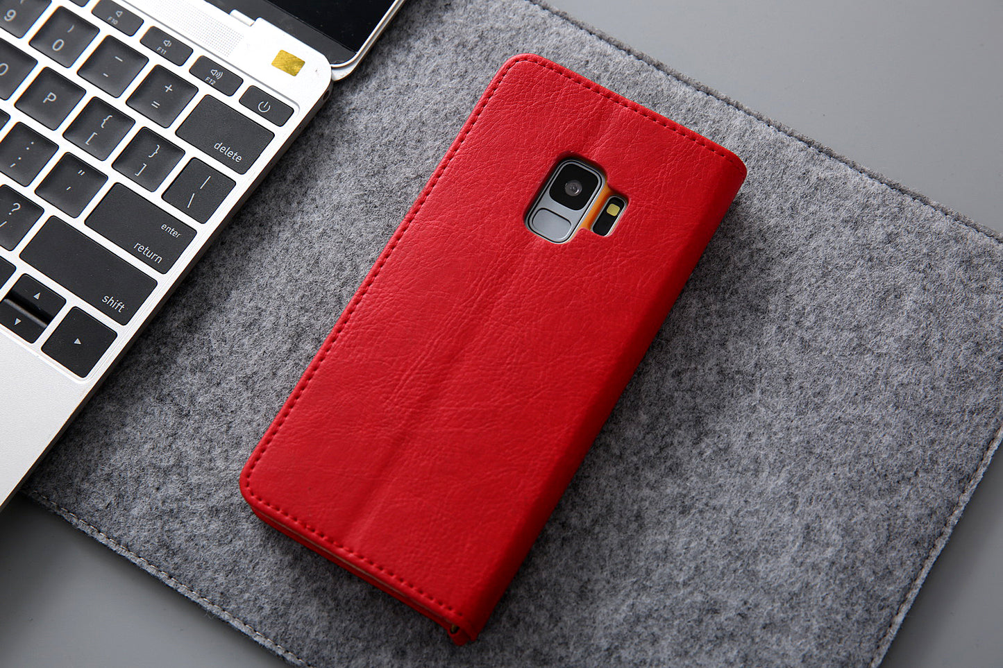 CMAI2 PU Leather Card Slots Mobile Casing for Samsung Galaxy S9 G960