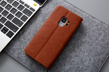 CMAI2 PU Leather Card Slots Mobile Casing for Samsung Galaxy S9 G960