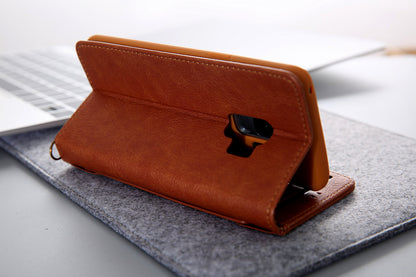 CMAI2 PU Leather Card Slots Mobile Casing for Samsung Galaxy S9 G960