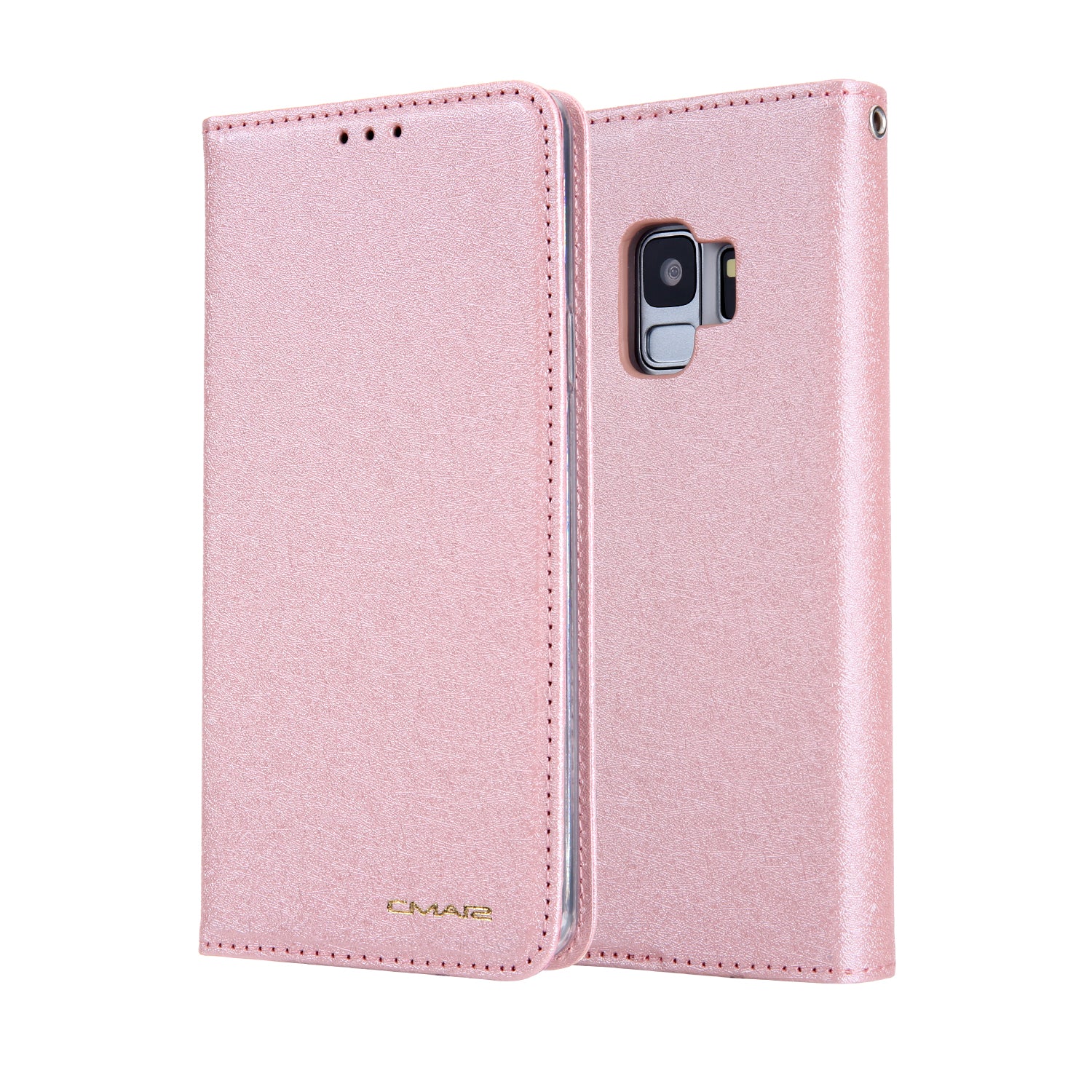 CMAI2 PU Leather Auto-absorbed Folio Cover with Card Slots  for Samsung Galaxy S9 G960