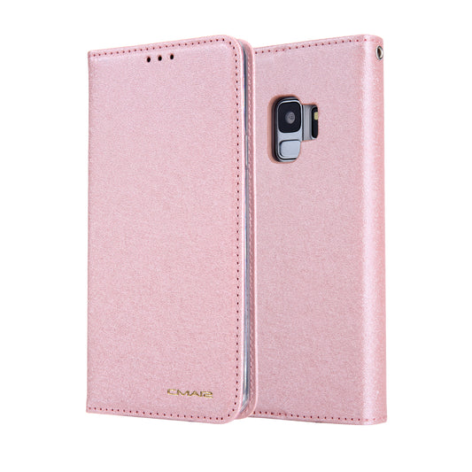CMAI2 PU Leather Auto-absorbed Folio Cover with Card Slots  for Samsung Galaxy S9 G960