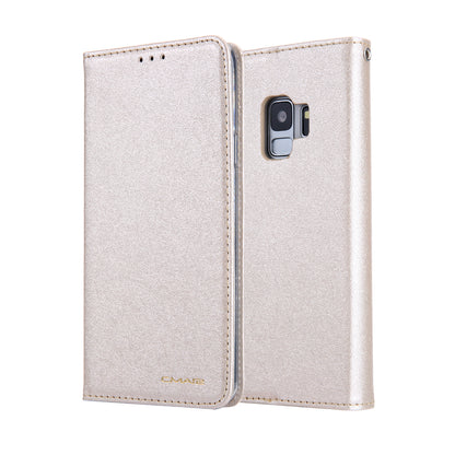CMAI2 PU Leather Auto-absorbed Folio Cover with Card Slots  for Samsung Galaxy S9 G960