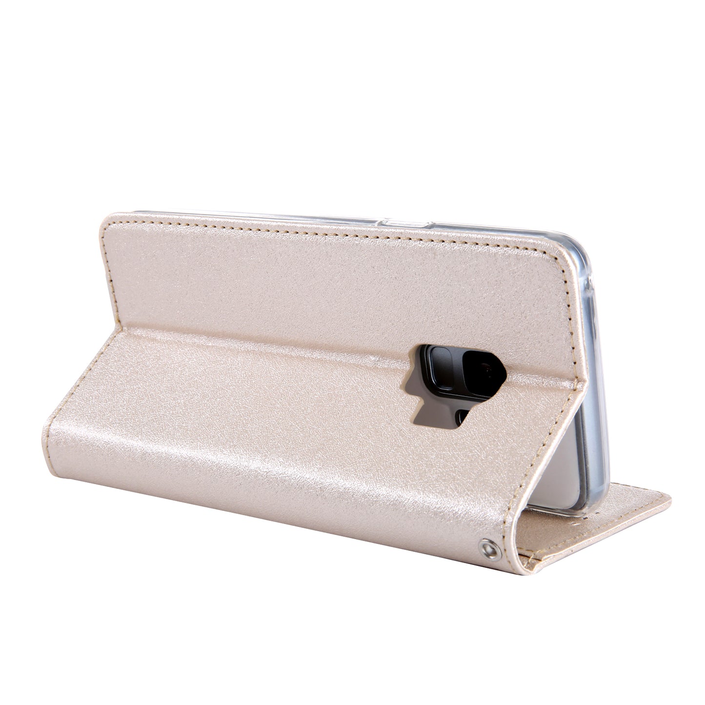 CMAI2 PU Leather Auto-absorbed Folio Cover with Card Slots  for Samsung Galaxy S9 G960