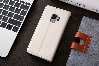 CMAI2 PU Leather Auto-absorbed Folio Cover with Card Slots  for Samsung Galaxy S9 G960