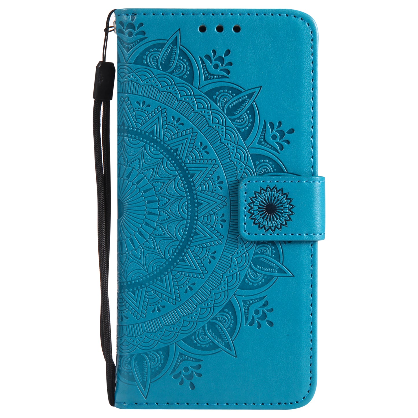 Imprint Butterfly Flower Magnetic Leather Wallet Case for Samsung Galaxy S9+ SM-G965