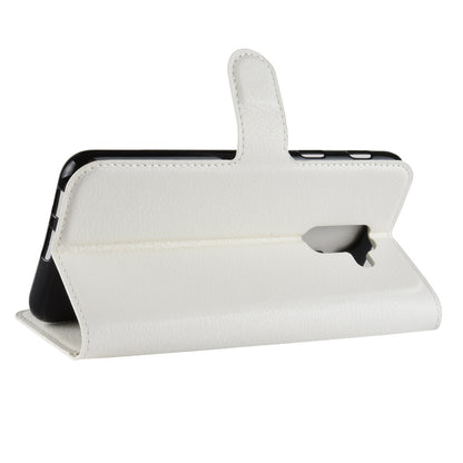 Litchi Skin PU Leather Magnetic Wallet Stand Case for Samsung Galaxy A6+ (2018)