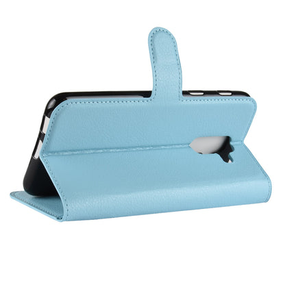 Litchi Skin PU Leather Magnetic Wallet Stand Case for Samsung Galaxy A6+ (2018)