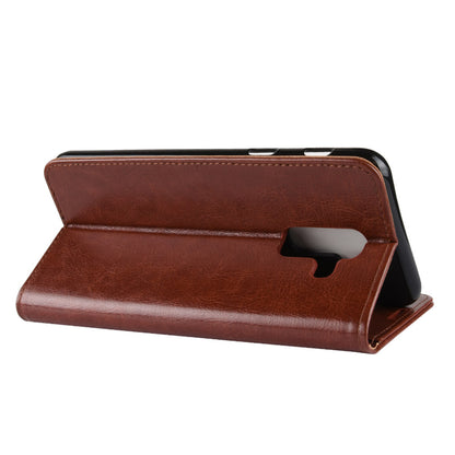 Crazy Horse PU Leather Wallet Phone Casing for Samsung Galaxy A6 Plus (2018) / A9 Star Lite