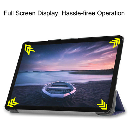 Tri-fold Stand PU Leather Smart Cover Accessory for Samsung Galaxy Tab S4 10.5 T830/T835