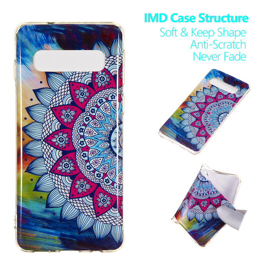Luminous Glow Pattern Printing TPU Cover for Samsung Galaxy S10
