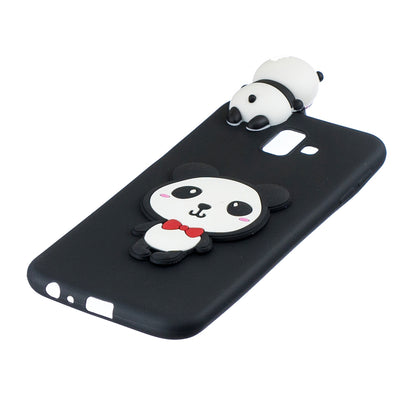 3D Cute Doll / Pattern Printing / TPU Phone Case for Samsung Galaxy J6 Plus J610F / J6 Prime