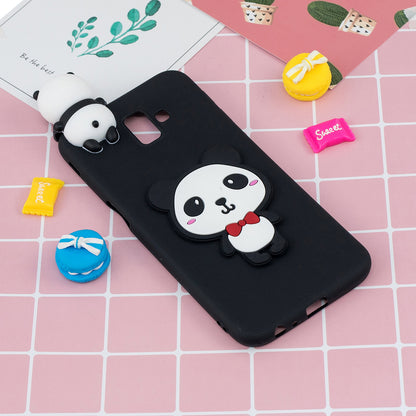 3D Cute Doll / Pattern Printing / TPU Phone Case for Samsung Galaxy J6 Plus J610F / J6 Prime