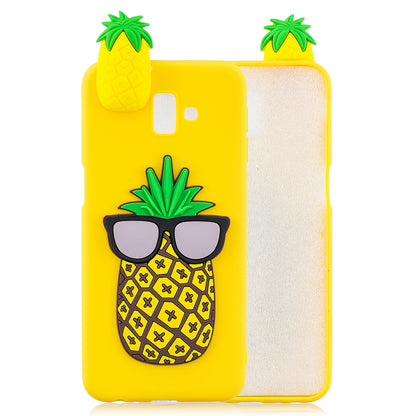 3D Cute Doll / Pattern Printing / TPU Phone Case for Samsung Galaxy J6 Plus J610F / J6 Prime