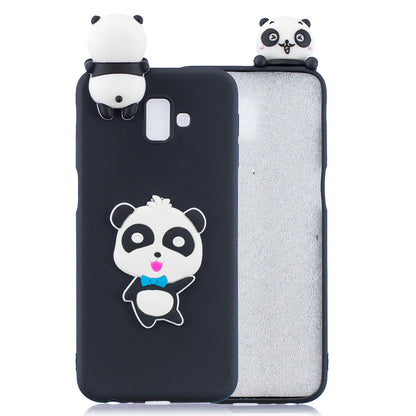 3D Cute Doll / Pattern Printing / TPU Phone Case for Samsung Galaxy J6 Plus J610F / J6 Prime
