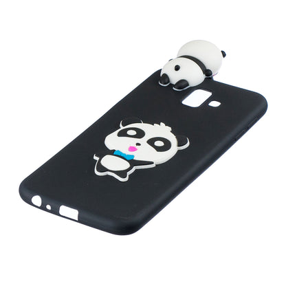 3D Cute Doll / Pattern Printing / TPU Phone Case for Samsung Galaxy J6 Plus J610F / J6 Prime