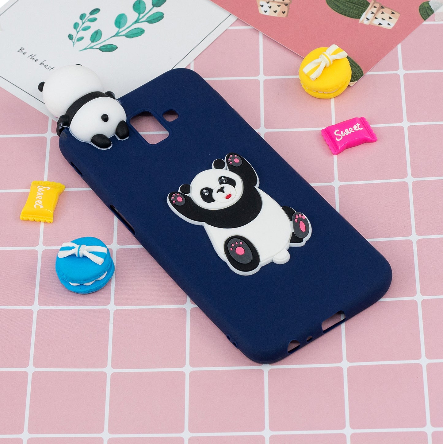 3D Cute Doll / Pattern Printing / TPU Phone Case for Samsung Galaxy J6 Plus J610F / J6 Prime