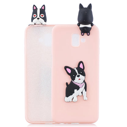 3D Cute Doll / Pattern Printing / TPU Phone Case for Samsung Galaxy J6 Plus J610F / J6 Prime