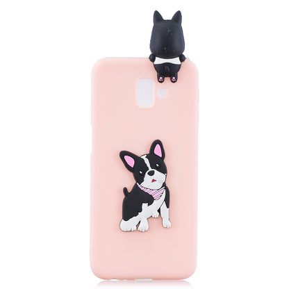 3D Cute Doll / Pattern Printing / TPU Phone Case for Samsung Galaxy J6 Plus J610F / J6 Prime