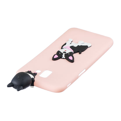 3D Cute Doll / Pattern Printing / TPU Phone Case for Samsung Galaxy J6 Plus J610F / J6 Prime