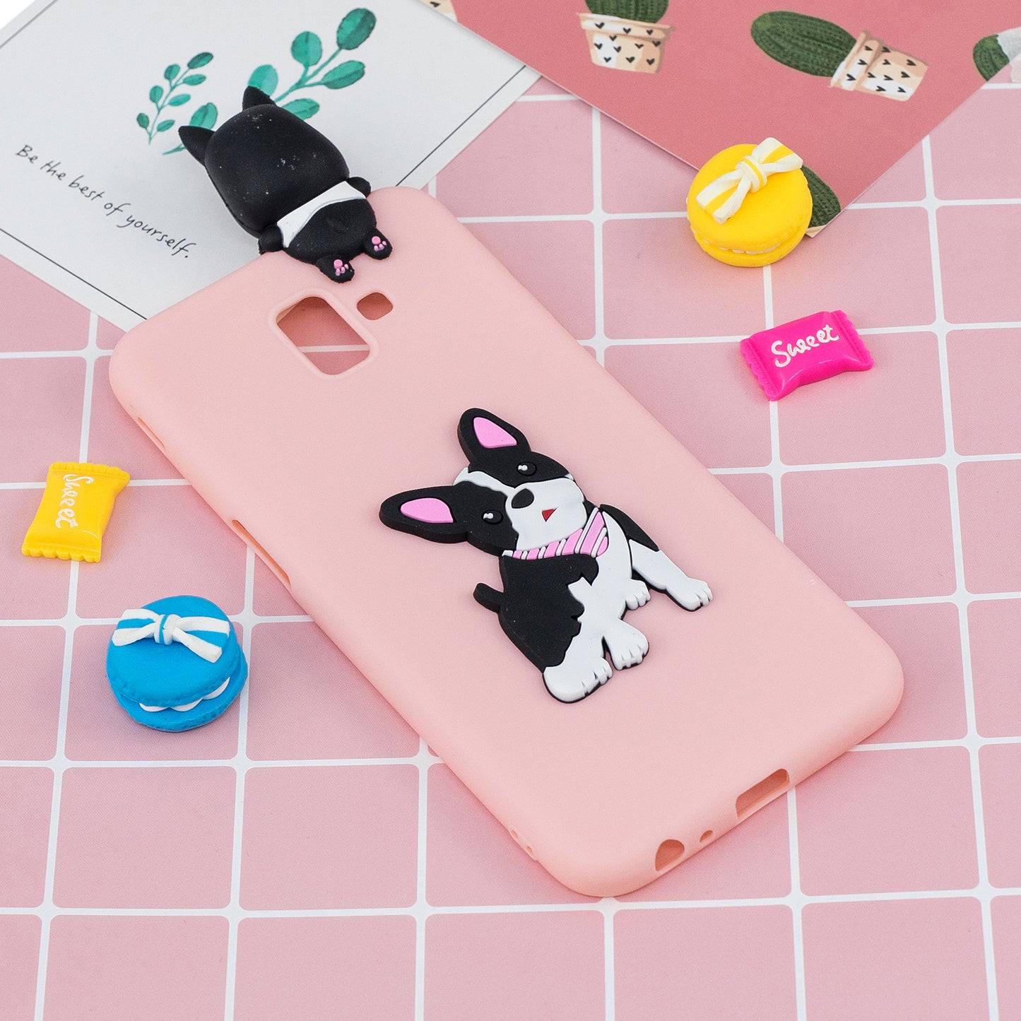 3D Cute Doll / Pattern Printing / TPU Phone Case for Samsung Galaxy J6 Plus J610F / J6 Prime