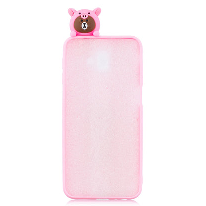 3D Cute Doll / Pattern Printing / TPU Phone Case for Samsung Galaxy J6 Plus J610F / J6 Prime