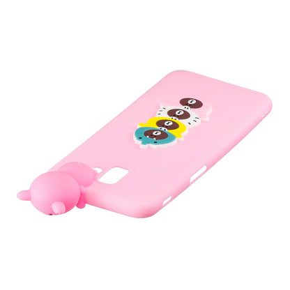3D Cute Doll / Pattern Printing / TPU Phone Case for Samsung Galaxy J6 Plus J610F / J6 Prime