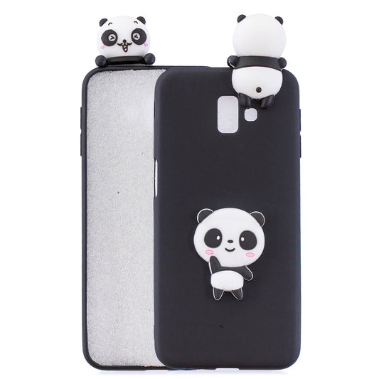 3D Cute Doll / Pattern Printing / TPU Phone Case for Samsung Galaxy J6 Plus J610F / J6 Prime
