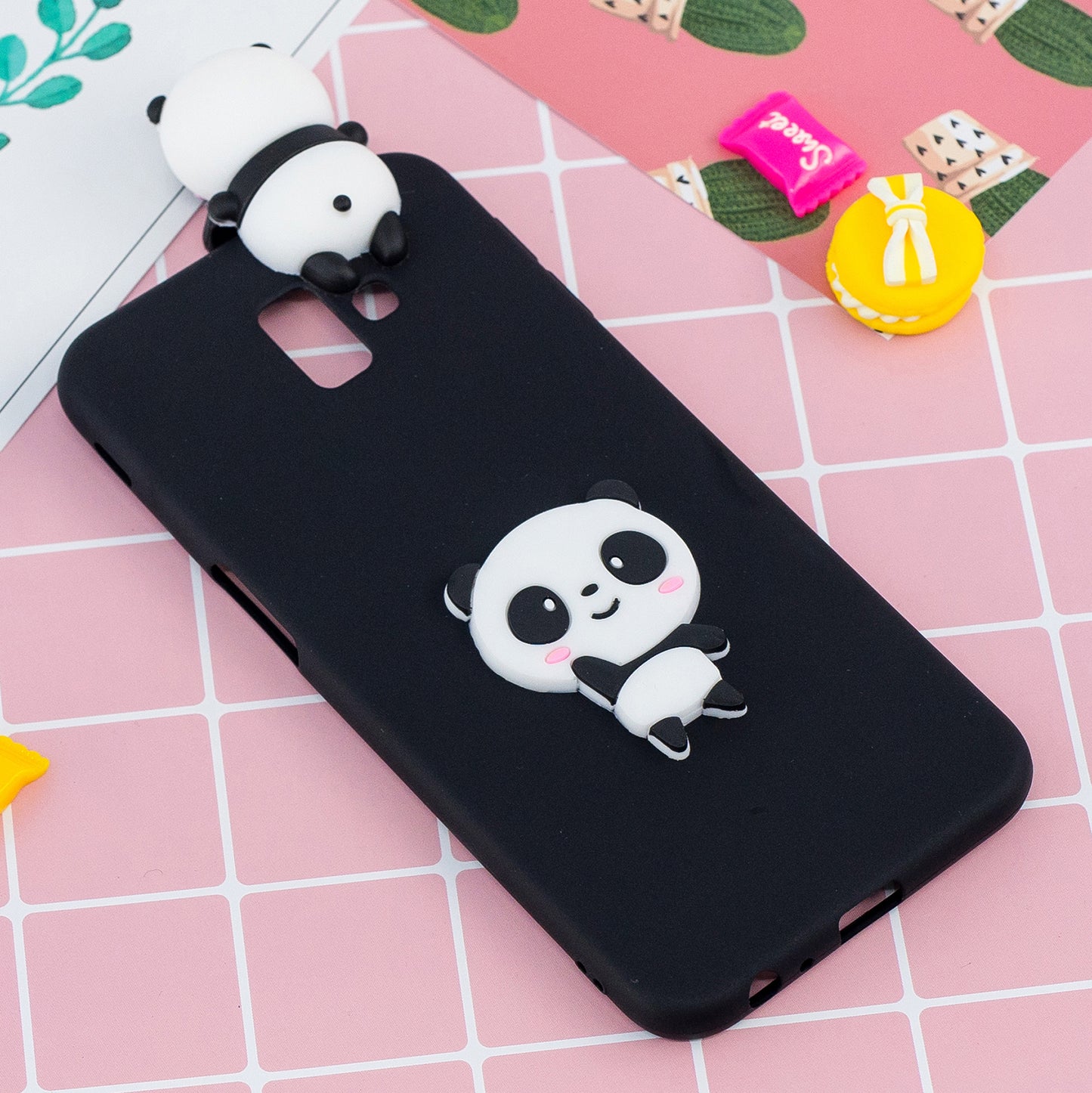 3D Cute Doll / Pattern Printing / TPU Phone Case for Samsung Galaxy J6 Plus J610F / J6 Prime
