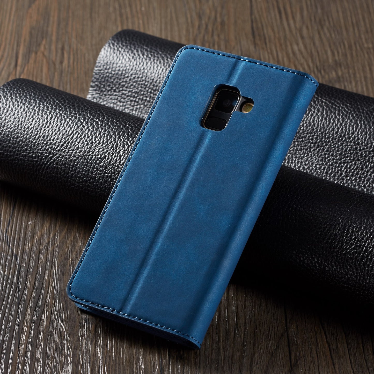 FORWENW Fantasy Series Silky Touch Leather Wallet Case for Samsung Galaxy A8 (2018)