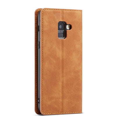 FORWENW Fantasy Series Silky Touch Leather Wallet Case for Samsung Galaxy A8 (2018)