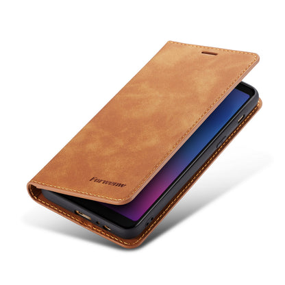 FORWENW Fantasy Series Silky Touch Leather Wallet Case for Samsung Galaxy A8 (2018)