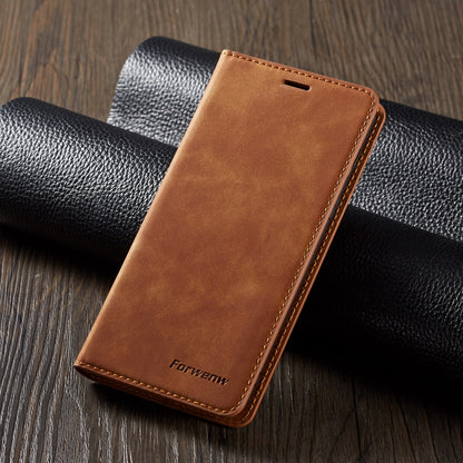 FORWENW Fantasy Series Silky Touch Leather Wallet Case for Samsung Galaxy A8 (2018)