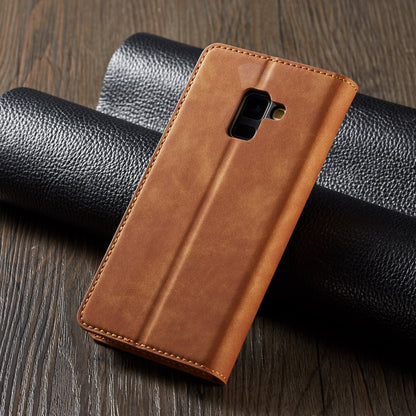 FORWENW Fantasy Series Silky Touch Leather Wallet Case for Samsung Galaxy A8 (2018)