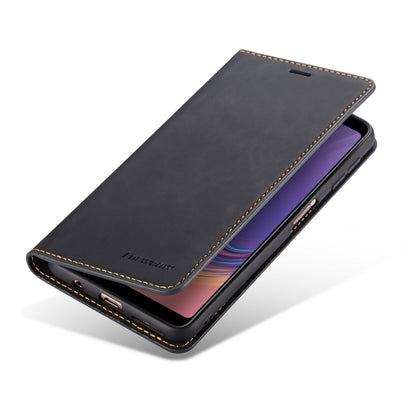 FORWENW Fantasy Series Silky Touch Leather Wallet Case for Samsung Galaxy A7 (2018)