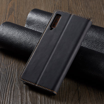 FORWENW Fantasy Series Silky Touch Leather Wallet Case for Samsung Galaxy A7 (2018)