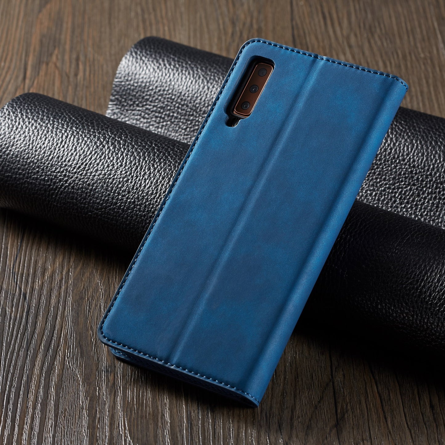 FORWENW Fantasy Series Silky Touch Leather Wallet Case for Samsung Galaxy A7 (2018)