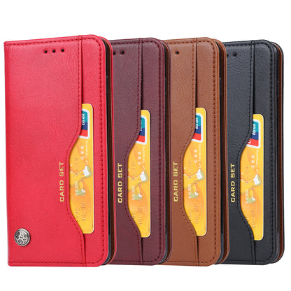 PU Leather Auto-absorbed Stand Wallet Phone Case for Samsung Galaxy S10
