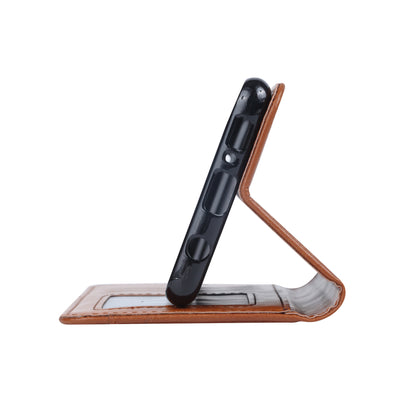 PU Leather Auto-absorbed Stand Wallet Phone Case for Samsung Galaxy S10
