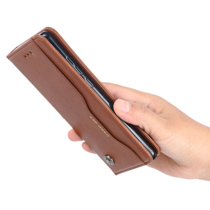 PU Leather Auto-absorbed Stand Wallet Phone Case for Samsung Galaxy S10
