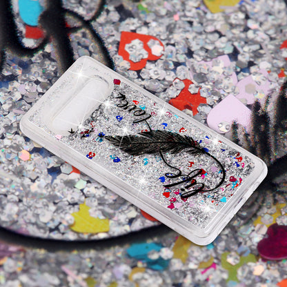 Dynamic Glitter Powder Sequins Patterned TPU Case for Samsung Galaxy S10