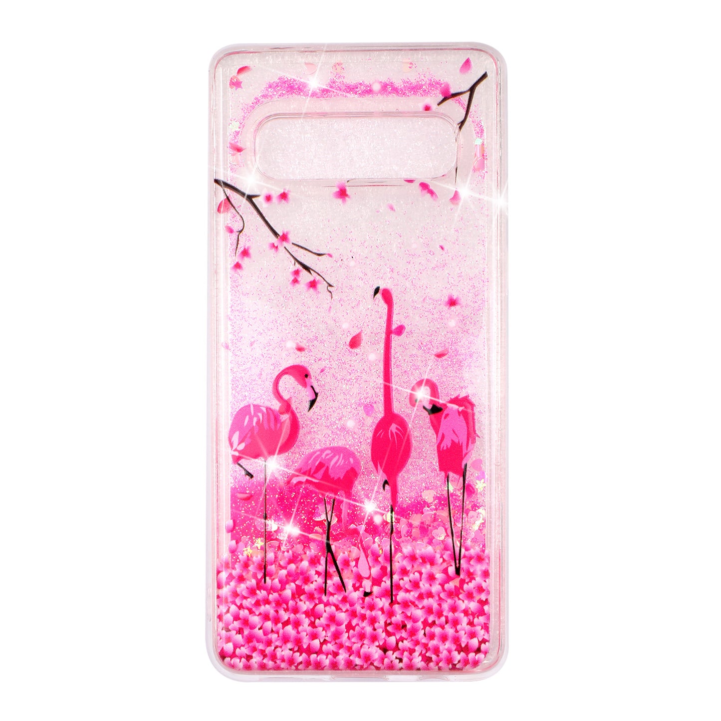 Dynamic Glitter Powder Sequins Patterned TPU Case for Samsung Galaxy S10