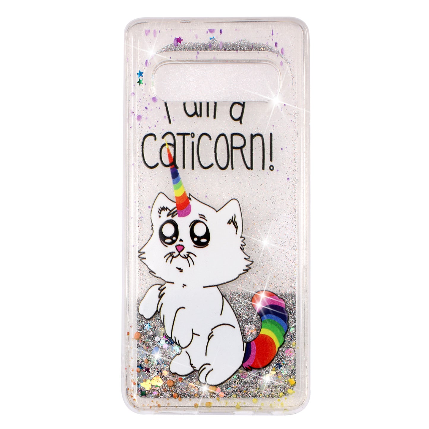 Dynamic Glitter Powder Sequins Patterned TPU Case for Samsung Galaxy S10