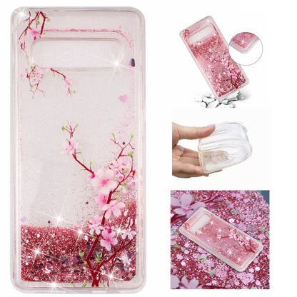 Dynamic Glitter Powder Sequins Patterned TPU Case for Samsung Galaxy S10