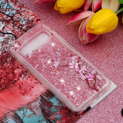 Dynamic Glitter Powder Sequins Patterned TPU Case for Samsung Galaxy S10