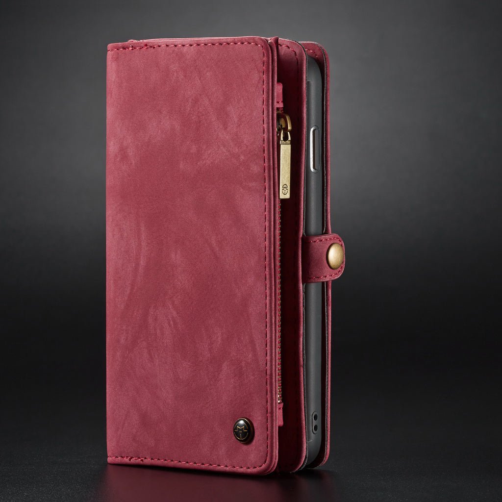 CASEME 008 Series for Samsung Galaxy S10 Plus Detachable 2-in-1 Multi-functional Wallet Split Leather Case