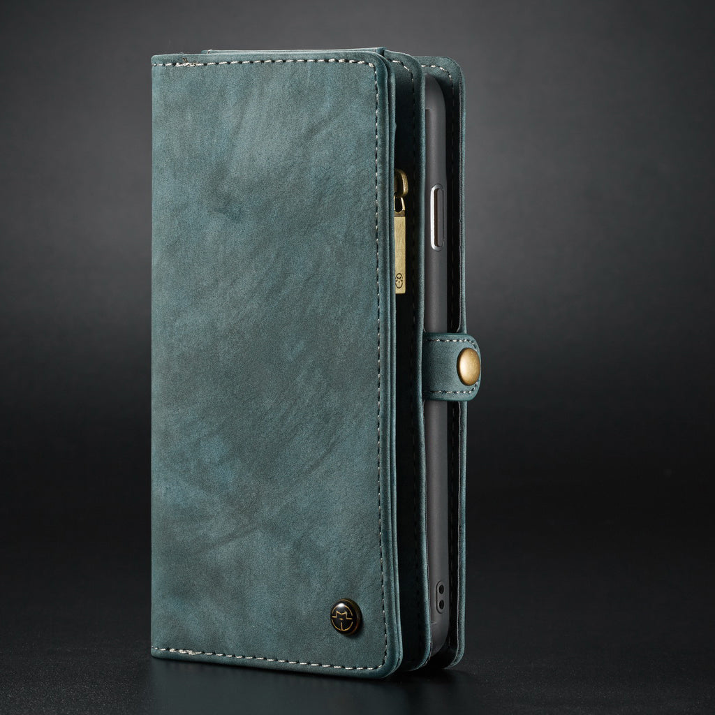 CASEME 008 Series for Samsung Galaxy S10 Plus Detachable 2-in-1 Multi-functional Wallet Split Leather Case